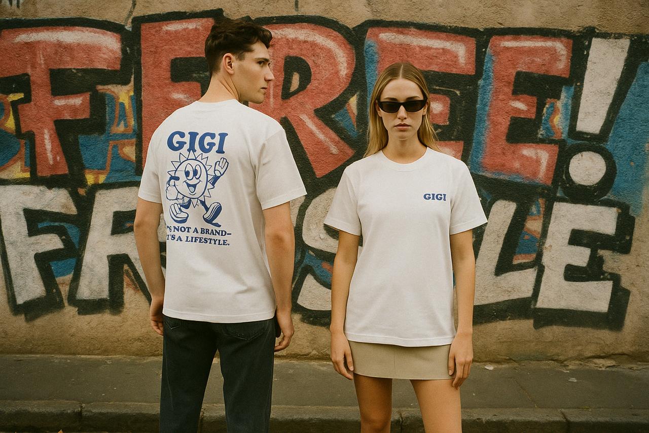 The Merch Tee. Blue.